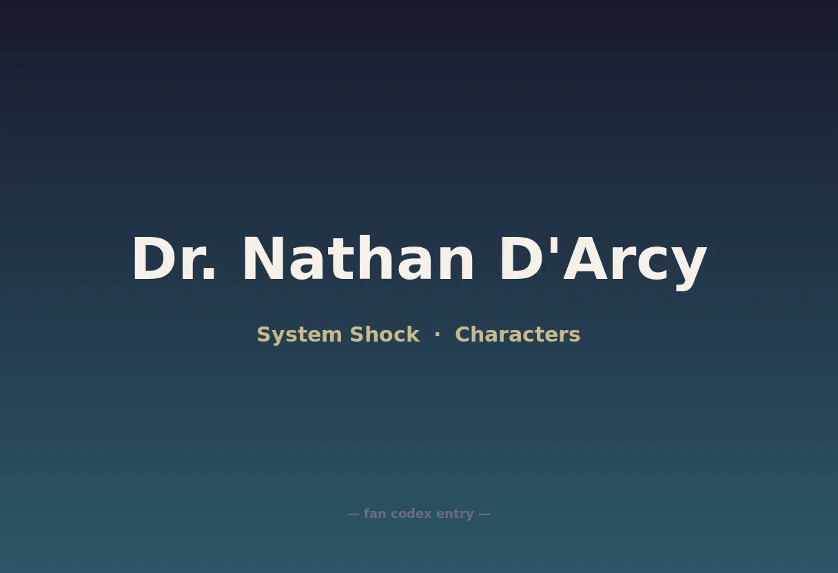 Dr. Nathan D'Arcy