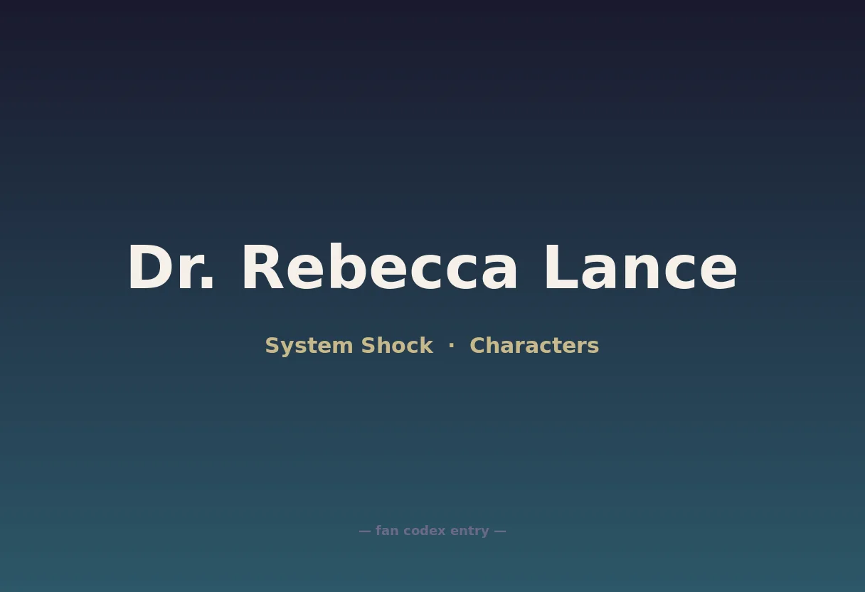 Dr. Rebecca Lance