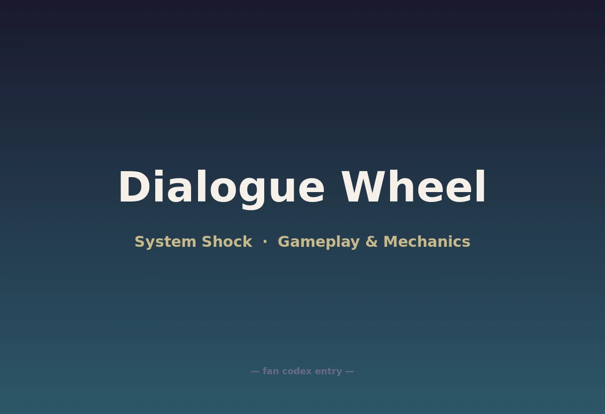 Dialogue Wheel