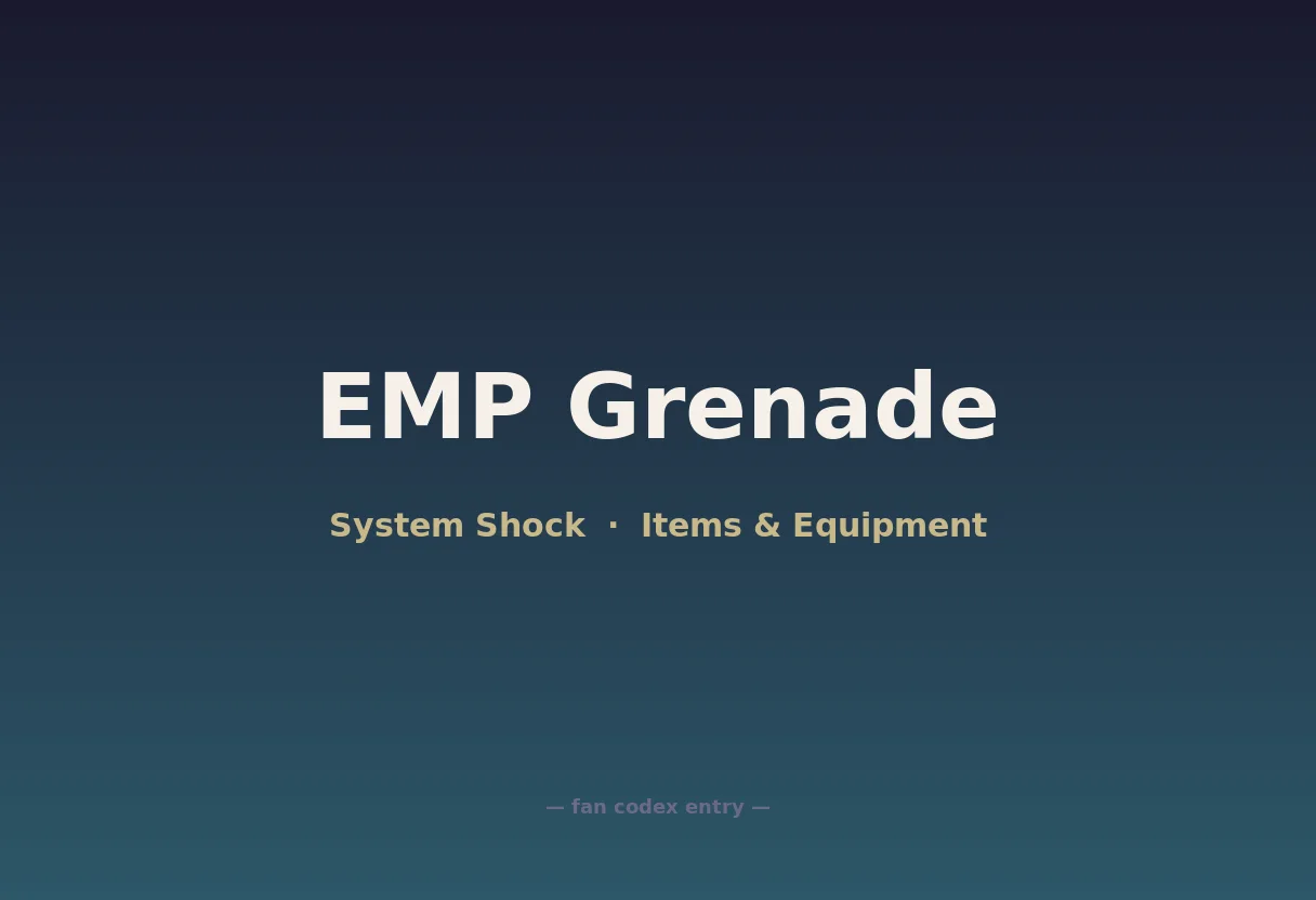 EMP Grenade